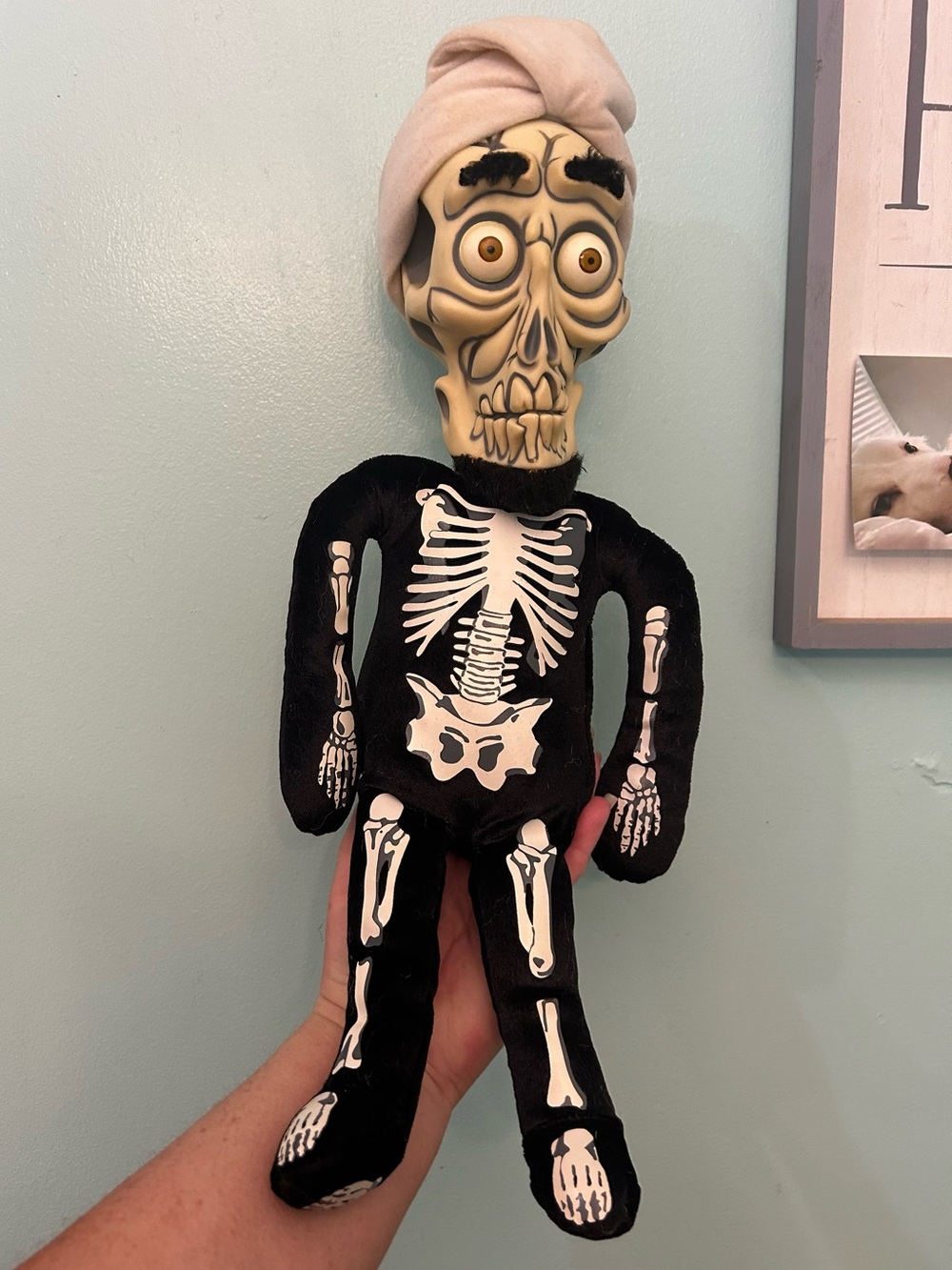 Official Jeff Dunham Achmed Skeleton Talking Toy Doll Figure 18" 2009